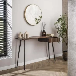 Sidetables-Fraaai - Marino sidetable - 120 cm - acaciahout - bruin