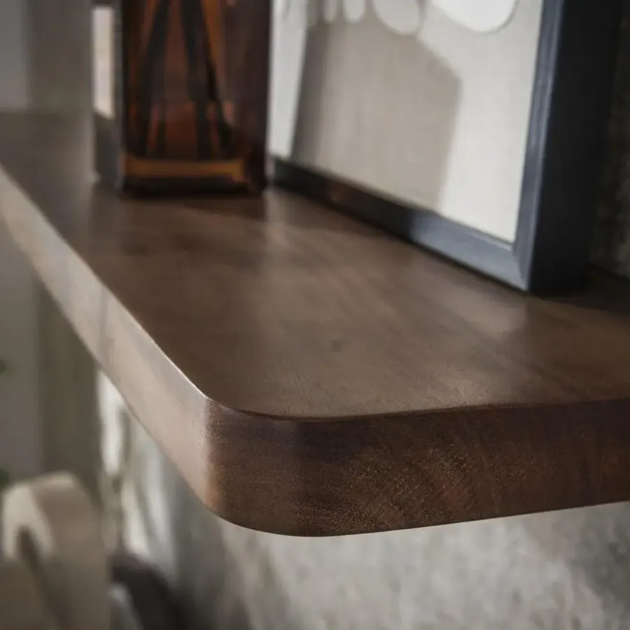 Fraaai - Marino wandplank - 90 cm - acaciahout - bruin