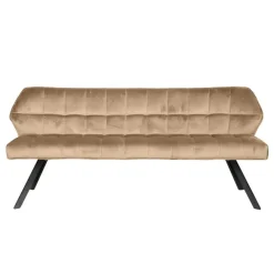 Eetkamerbanken-Fraaai - Ramon eetkamerbank 180 cm velvet champagne
