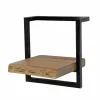 Wandplanken-Fraaai - Woody metaal wandplank 30 cm