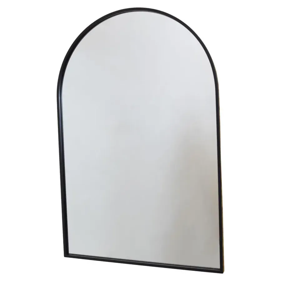 Spiegels-Fragix Ark wandspiegel - Zwart metaal - 60x90