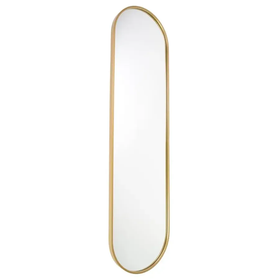 Spiegels-Fragix Boston Passpiegel Ovaal - Goud - Metaal - 150x40