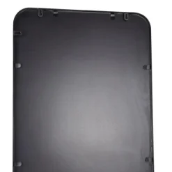 Fragix Boston passpiegel rechthoekig - Zwart - Metaal - 130x40cm - Industrieel