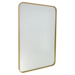 Spiegels-Fragix Boston Spiegel Rechthoekig - Goud - Metaal - 90x60
