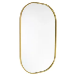 Spiegels-Fragix Iris Spiegel Ovaal - Goud - Metaal - 80x50