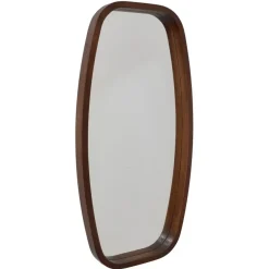 Fragix Wandspiegel Eva 40x80 Donker bruin hout