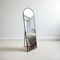 Spiegels-Fragix Ziva Staande passpiegel Boog 150x40 Zwart