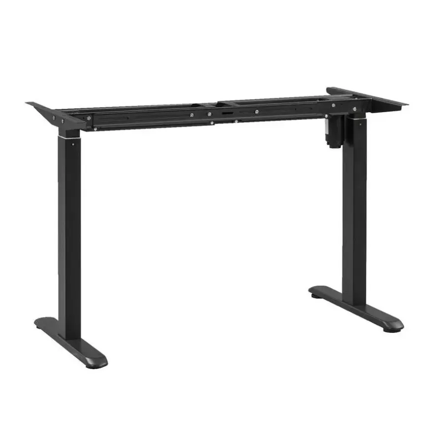 Homeworx Frame zit/sta bureau elektrisch verstelbaar - zwart