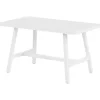 Beliani FRATTE - Tuintafel - Wit - Aluminium