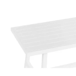 Beliani FRATTE - Tuintafel - Wit - Aluminium