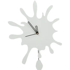 Leen Bakker FULLY - Wandklok - Gebroken wit - MDF