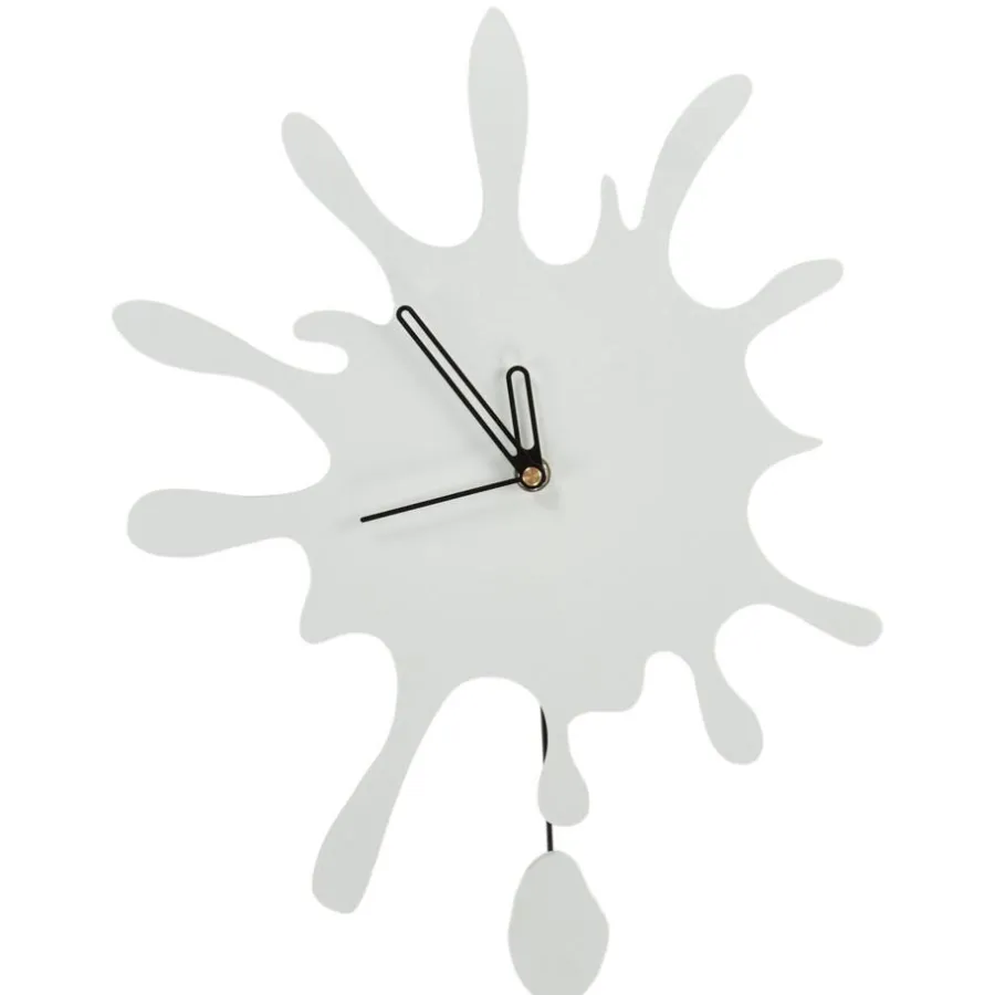 Leen Bakker FULLY - Wandklok - Gebroken wit - MDF