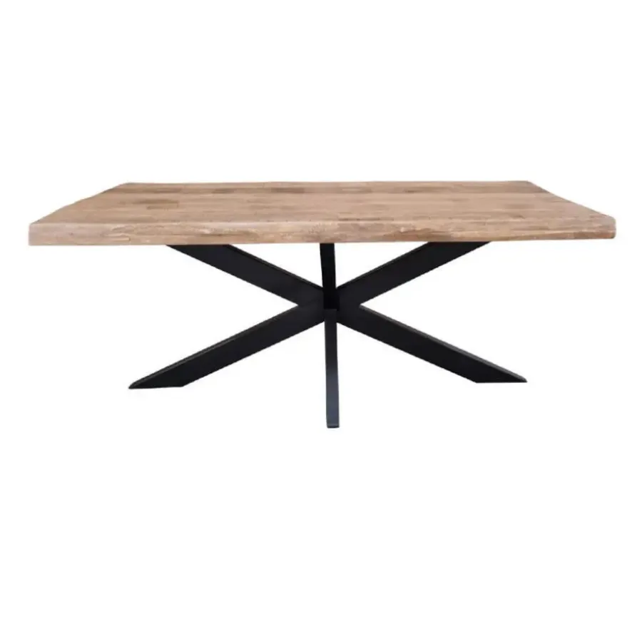 Furndea Devi eettafel boomstam mangohout 160x90x76