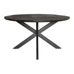 Furndea Eettafel Orianna rond - zwart 150cm