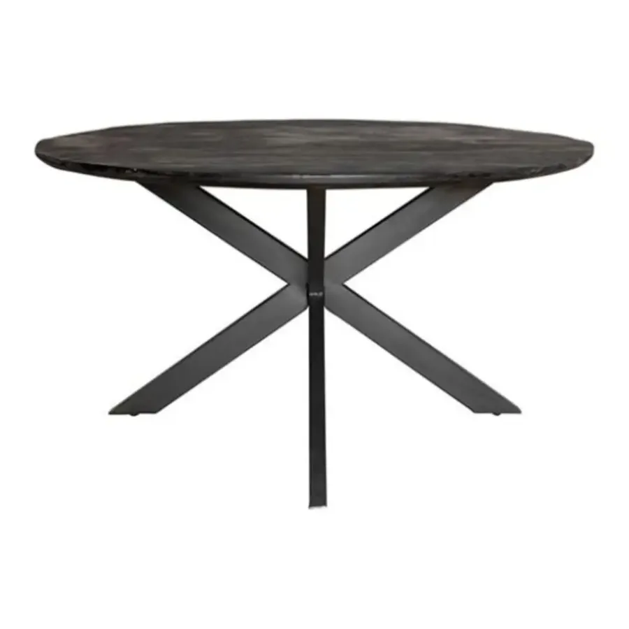Furndea Eettafel Orianna rond - zwart 150cm
