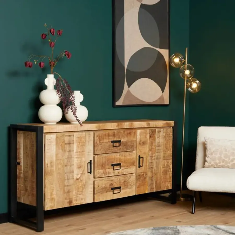 Furndea Odeon dressoir industrieel - 40x160x80 cm