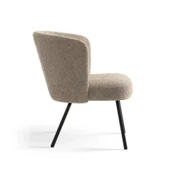 Fauteuils-Furnihaus Fauteuil Cindy Boucle Taupe Stof