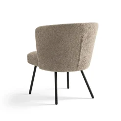 Fauteuils-Furnihaus Fauteuil Cindy Boucle Taupe Stof