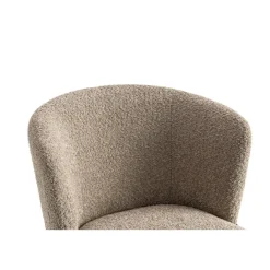 Fauteuils-Furnihaus Fauteuil Cindy Boucle Taupe Stof