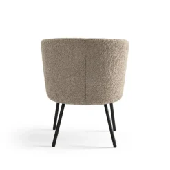 Fauteuils-Furnihaus Fauteuil Cindy Boucle Taupe Stof