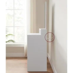 Furnihaus Kaptafel met rechthoekige spiegel en 2 lades, cosmetische tafel