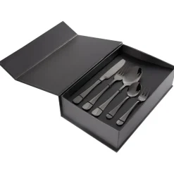 Besteksets-Beliani FUSILLI - Bestekset - Zwart - Roestvrij staal