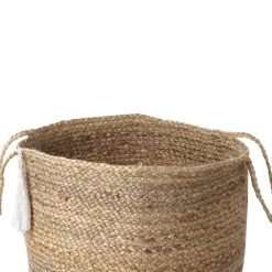 Beliani GAJAR - Manden set van 2 - Beige/Wit - Jute