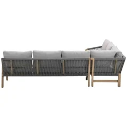 Garden Impressions Alora lounge dining set 2-delig links - grey sand