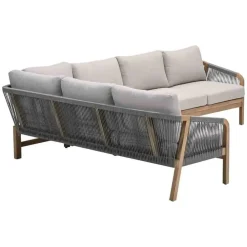 Garden Impressions Alora lounge dining set 2-delig links - grey sand
