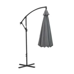 Parasols-Garden Impressions Athene zweefparasol Ø300 cm - licht grijs
