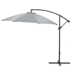 Parasols-Garden Impressions Athene zweefparasol Ø300 cm - licht grijs