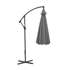 Parasols-Garden Impressions Athene zweefparasol Ø300 cm - licht grijs