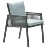 Garden Impressions Brendon lounge dining stoel - licht en mint grijs