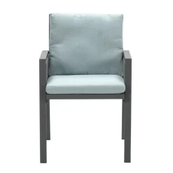 Garden Impressions Brendon lounge dining stoel - licht en mint grijs