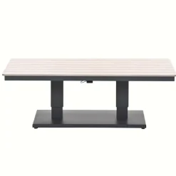 Tuintafels-Garden Impressions Brugge verstelb. loungetafel 150x87 - donker grijs