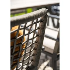 Garden Impressions Burela tuinstoel taupe - 2 stuks