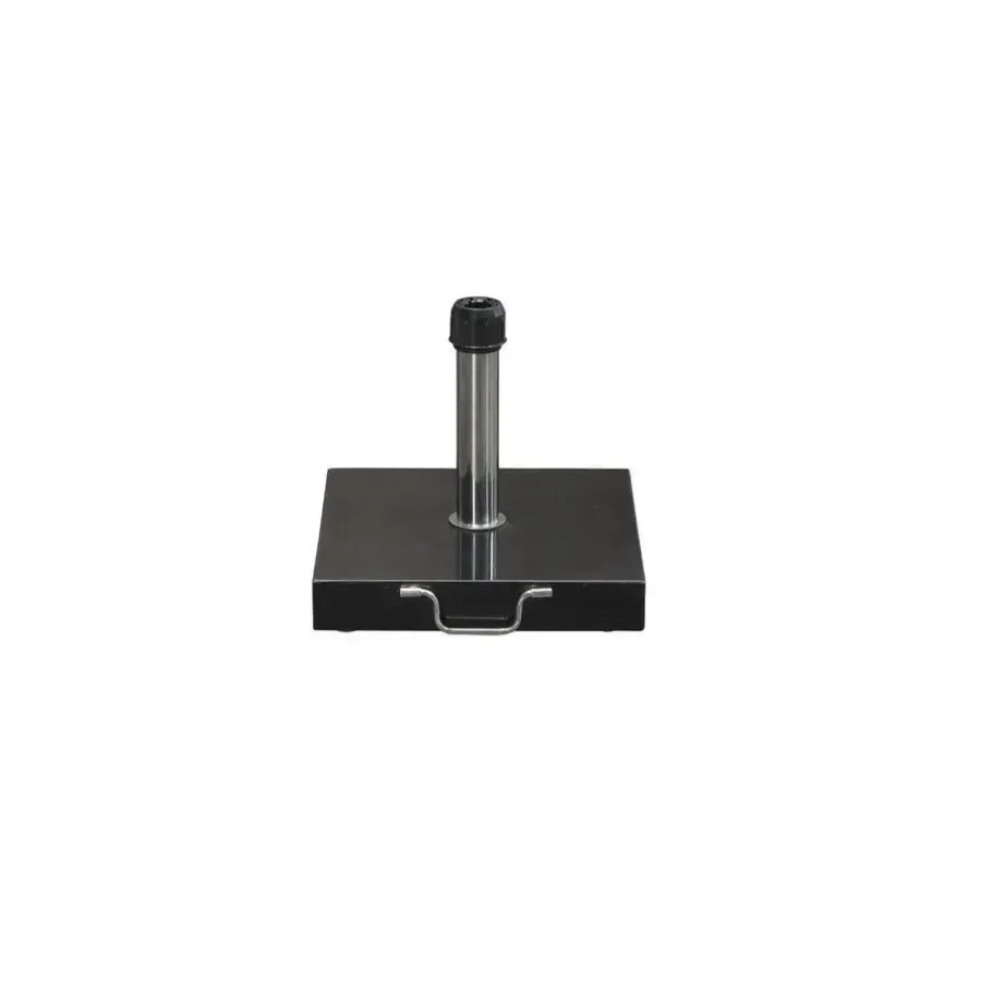 Parasolvoeten-Garden Impressions Cosmo granieten voet 60K - black polished