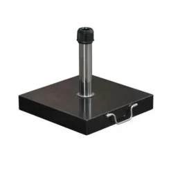 Parasolvoeten-Garden Impressions Cosmo granieten voet 40K - black polished