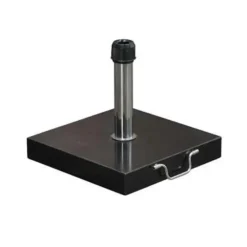 Parasolvoeten-Garden Impressions Cosmo granieten voet 30K - black polished