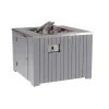 Cozy Living Garden Impressions gas vuurtafel Faro 80x80 - licht grijs