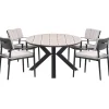 Tuinsets-Garden Impressions Dane - Tulli tuinset 5-delig 180x115 cm
