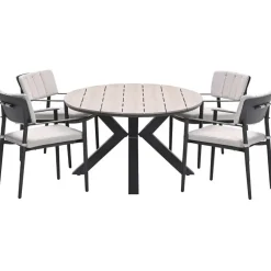 Tuinsets-Garden Impressions Dane - Tulli tuinset 5-delig 180x115 cm