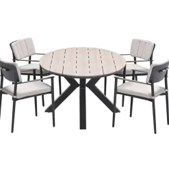 Tuinsets-Garden Impressions Dane - Tulli tuinset 5-delig 180x115 cm