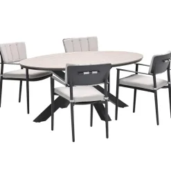 Tuinsets-Garden Impressions Dane - Tulli tuinset 5-delig 180x115 cm