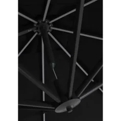 Garden Impressions Hawaii Lumen LED parasol 300x300 -d. grijs - zwart