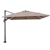 Parasols-Garden Impressions Hawaii zweefparasol 300x300 c. black - taupe