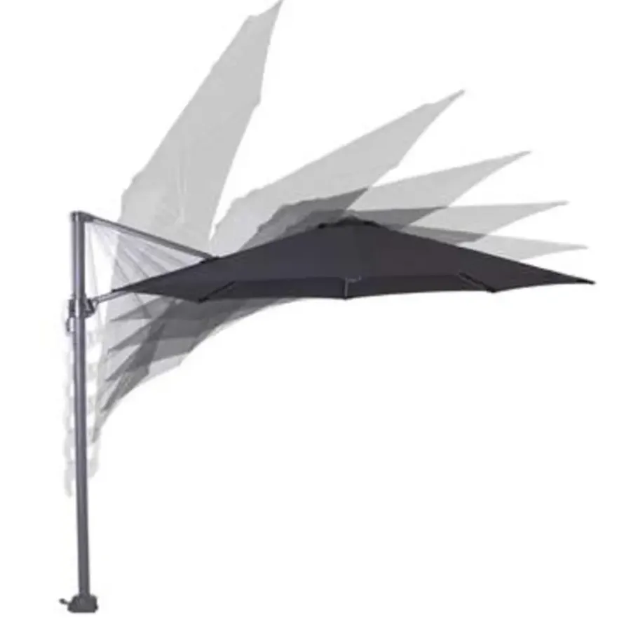 Garden Impressions Hawaii zweefparasol S Ø300 cm zwart