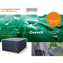 Tuinmeubelbeschermers-Garden Impressions Loungesethoes 255x255xH72 cm