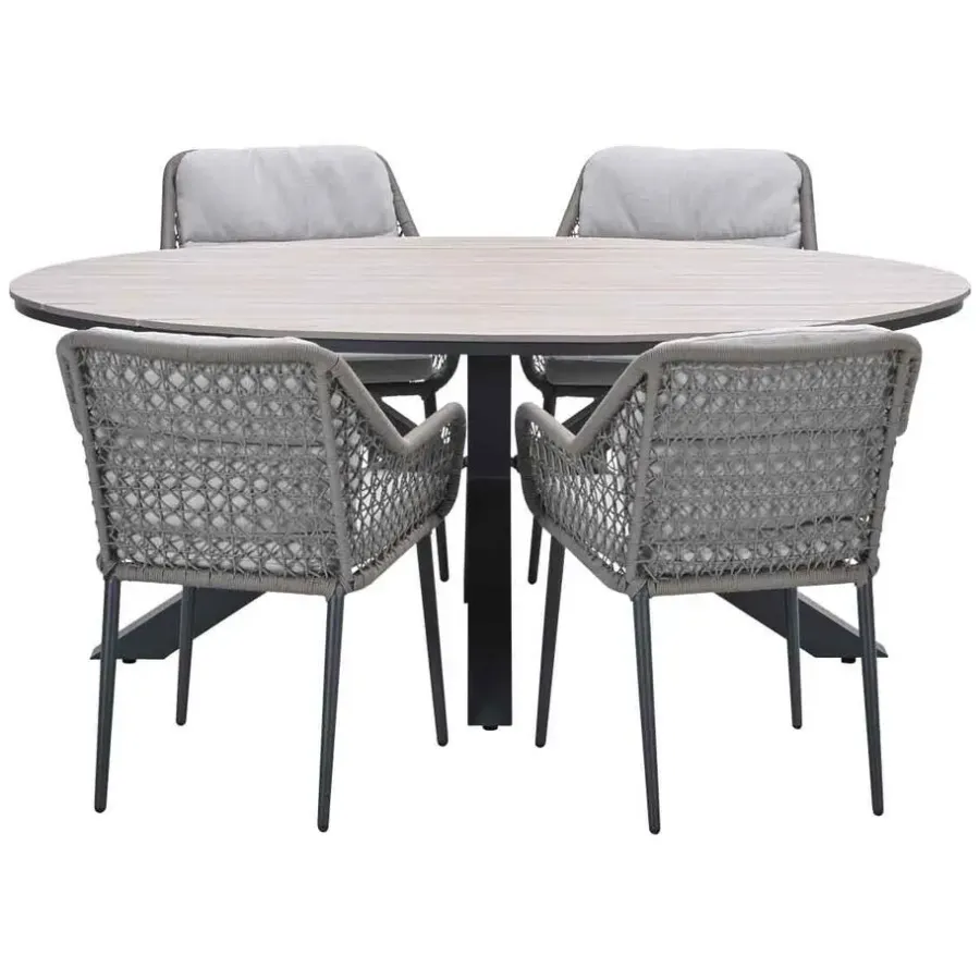 Garden Impressions Pemba - Tulli tuinset 5-delig 180x115 cm