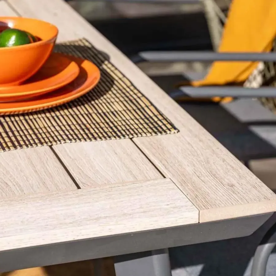 Tuintafels-Garden Impressions Penedo tuintafel 160x90 cm - light teak vironwood